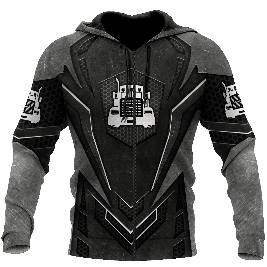 Premium Trucker Metal 3D Printed Unisex Shirts TN