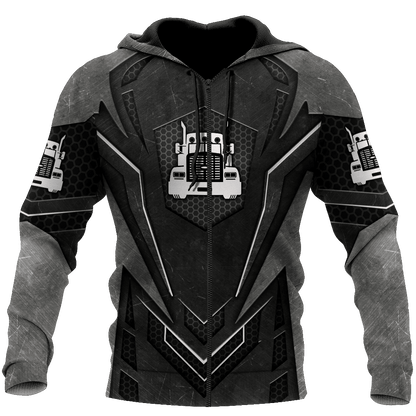 Premium Trucker Metal 3D Printed Unisex Shirts TN