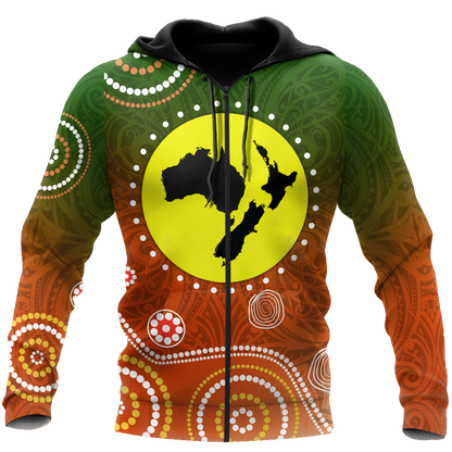Premium New Zealand Maori And Australia Aboriginal 3D Printed Unisex Shirts TN TNA05042108