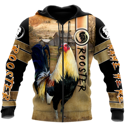 Personalized Rooster 3D Printed Unisex Shirts TNA24042103