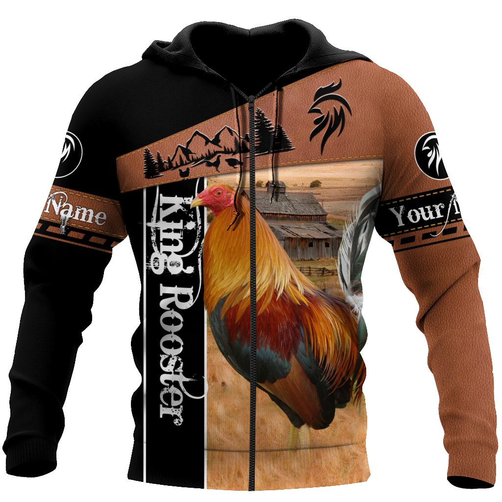 Personalized King Rooster 3D Printed Unisex Shirts SN27042103