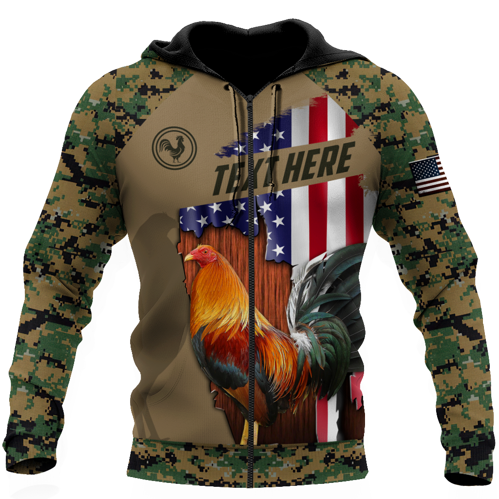 Personalized Rooster 3D Printed Unisex Shirts SN14052104