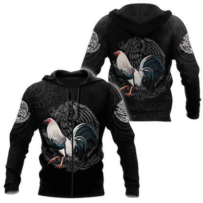 Mexican Rooster 3D Printed Unisex Shirts Pi17052103VH