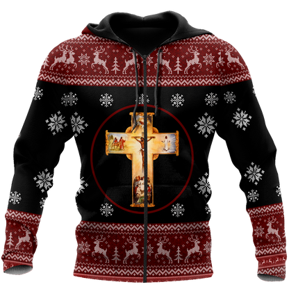 Jesus Christmas  3D All Over Printed Shirts For Men and Women