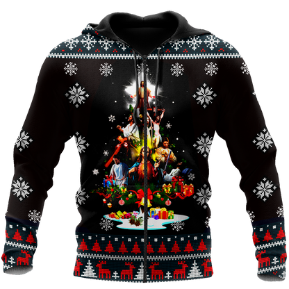 Jesus Christmas 3D All Over Printed Shirts For Men and Women