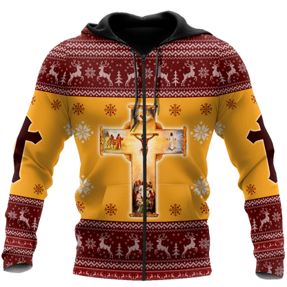 Jesus Christmas 3D All Over Printed Shirts For Men and Women