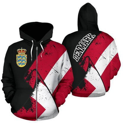 Denmark Special Grunge Flag Hoodie A5 ZIPNNK 003-Apparel-NNK-Hoodie-S-Vibe Cosy™