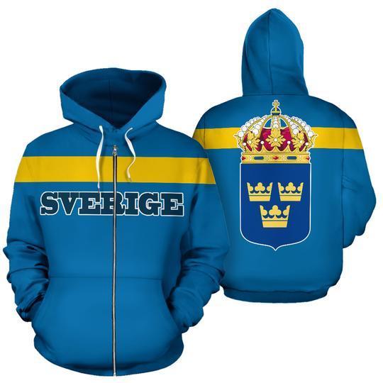 Sweden Hoodie NNK 015-Apparel-NNK-Zipped Hoodie-S-Vibe Cosy™