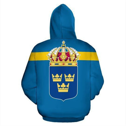 Sweden Hoodie NNK 015-Apparel-NNK-Zipped Hoodie-S-Vibe Cosy™