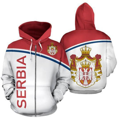 Serbia All Over Hoodie - Curve Version ZIPNNK 025-Apparel-NNK-Hoodie-S-Vibe Cosy™