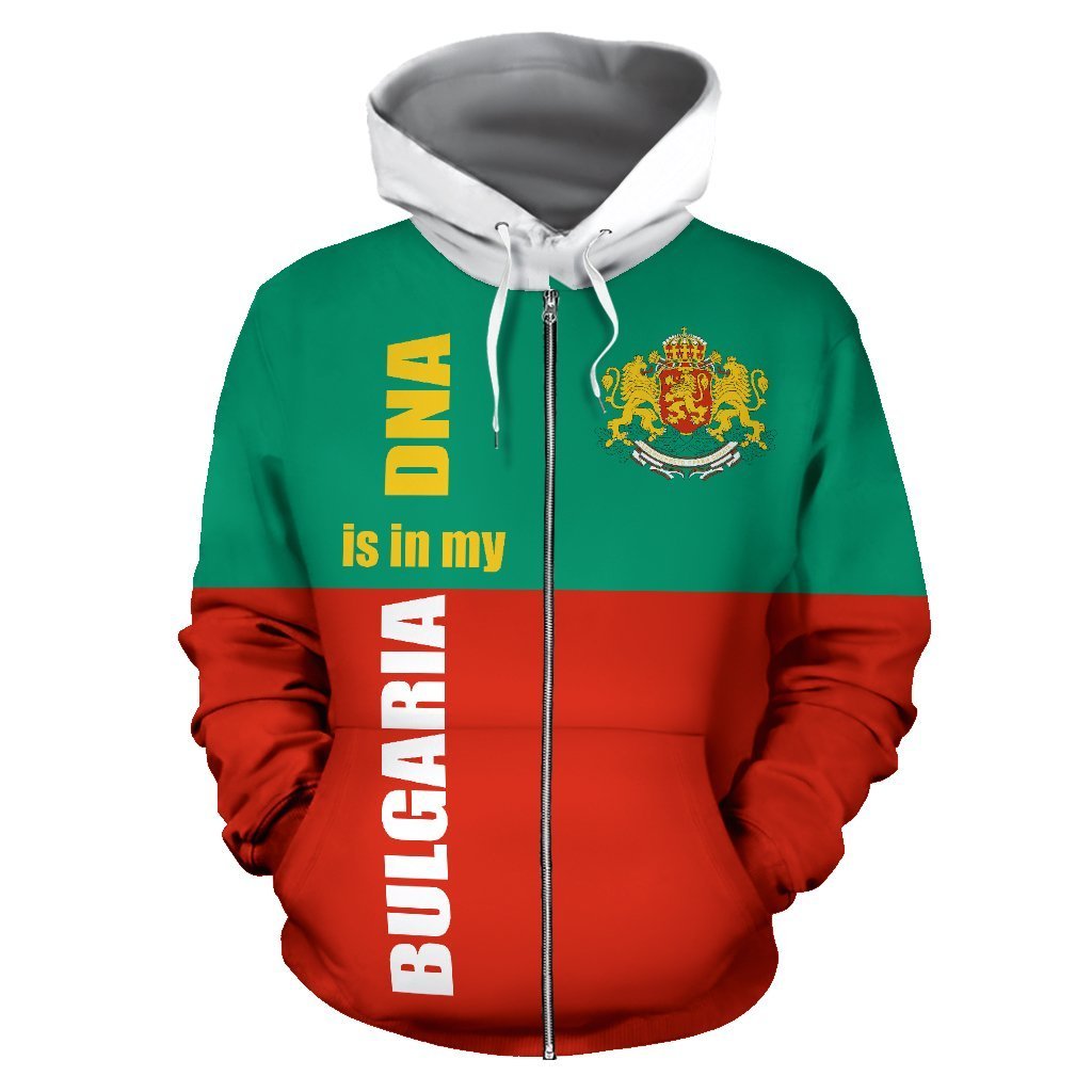 Bulgaria is in My DNA Hoodie-Apparel-NNK-Zipped Hoodie-S-Vibe Cosy™