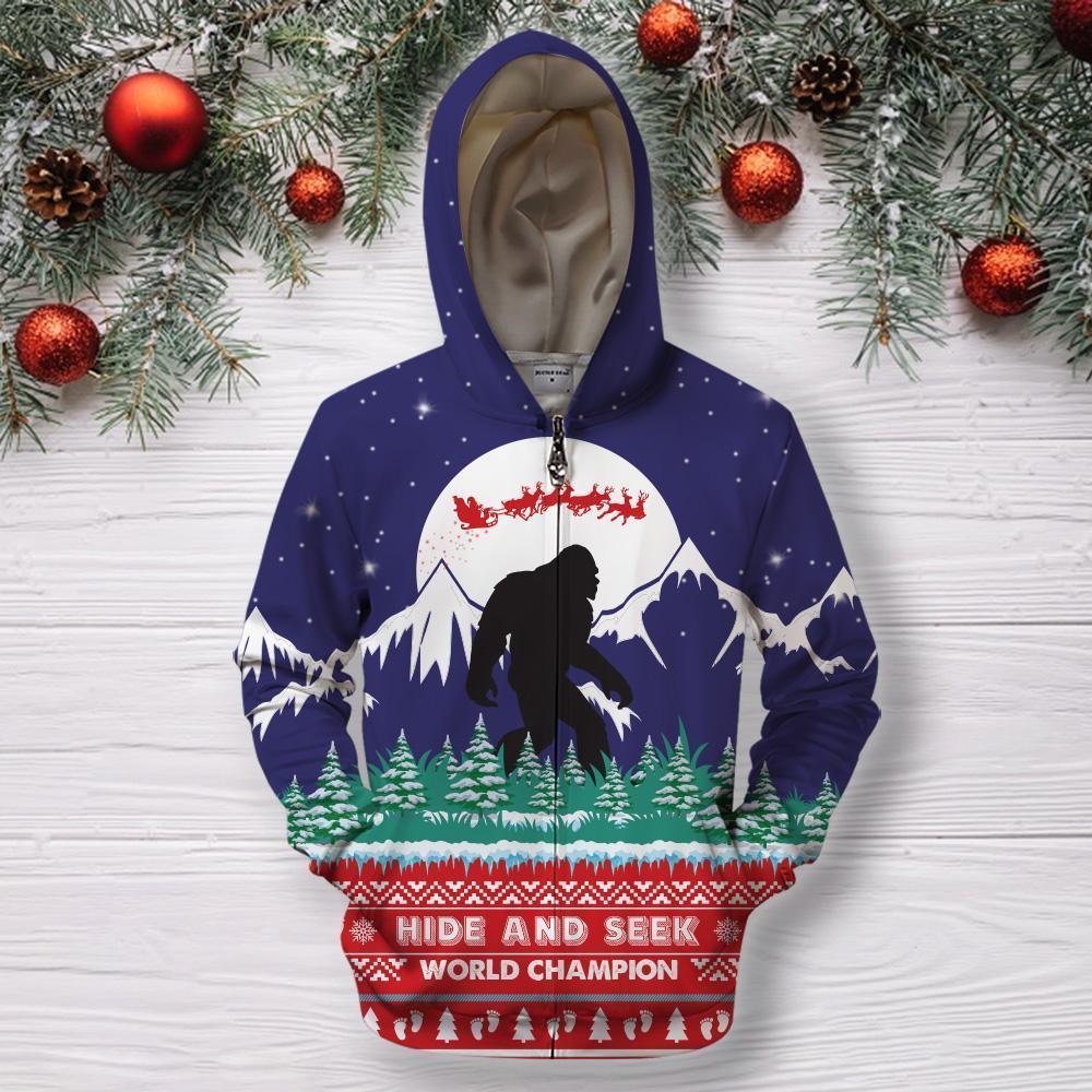 3D All Over Print Hide and Seek Hoodie-Apparel-HD09-Zipped Hoodie-S-Vibe Cosy™