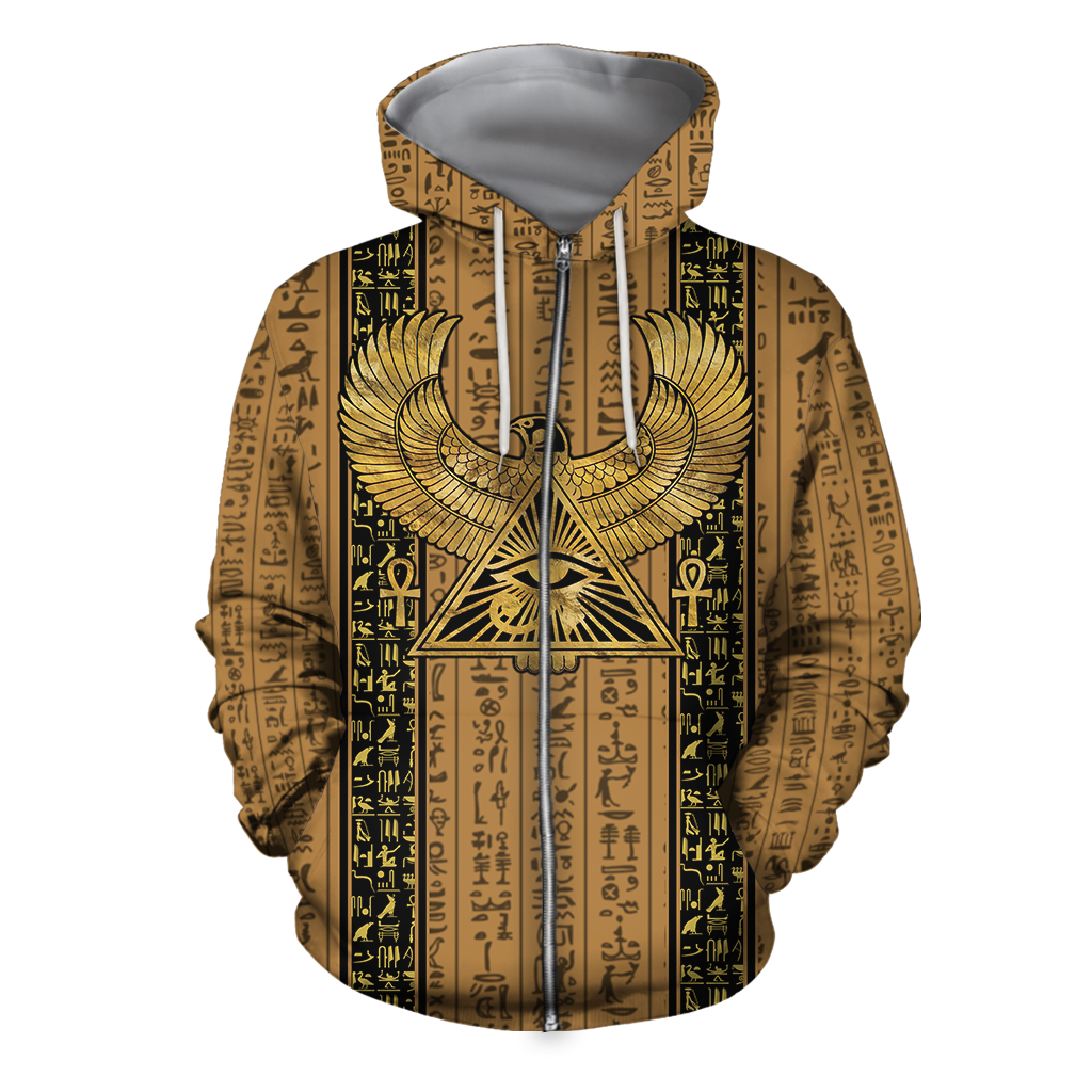 3D Printed Eye Of Horus Clothes TA004-Apparel-TA-Hoodie-S-Vibe Cosy™