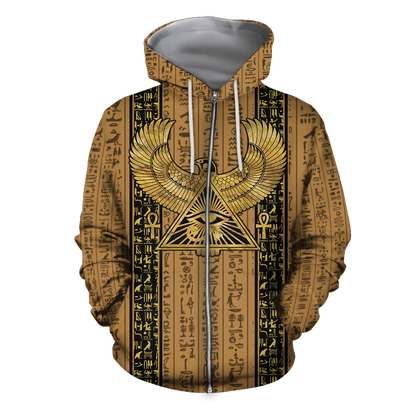3D Printed Eye Of Horus Clothes TA004-Apparel-TA-Hoodie-S-Vibe Cosy™