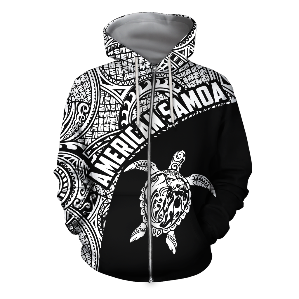 American Samoa Polynesian Hoodie -White H9-Apparel-Phaethon-Hoodie-S-Vibe Cosy™