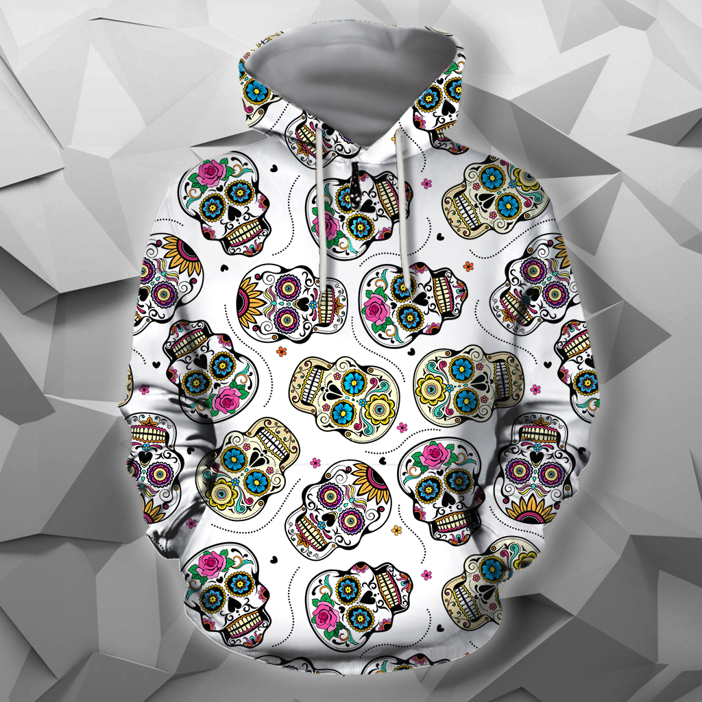 3D All Over Print Skull Art Shirts-Apparel-Phaethon-Zip-S-Vibe Cosy™