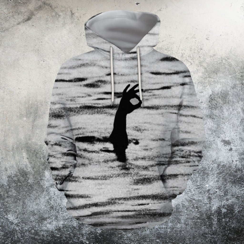 Okay Ness Monster Hoodie-Apparel-GP Art-Hoodie-S-Vibe Cosy™