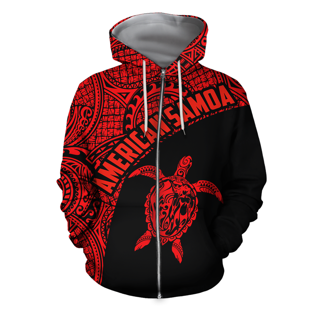 American Samoa Polynesian Hoodie - Red H9-Apparel-Phaethon-Hoodie-S-Vibe Cosy™