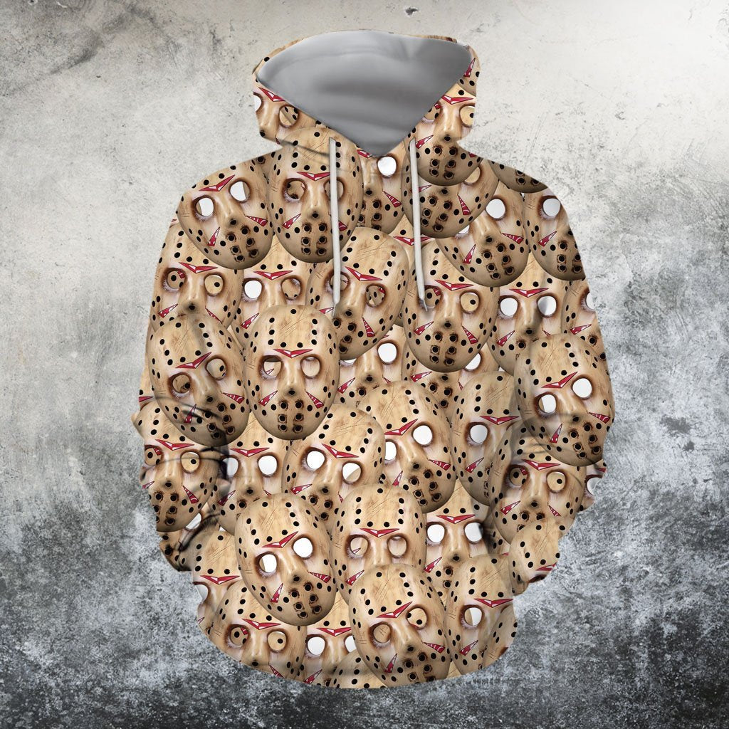 Jason mask f13 Hoodie-Apparel-GP Art-Hoodie-S-Vibe Cosy™