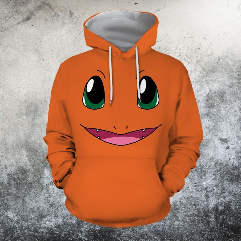 Charmander Hoodie-Apparel-GP Art-Hoodie-S-Vibe Cosy™