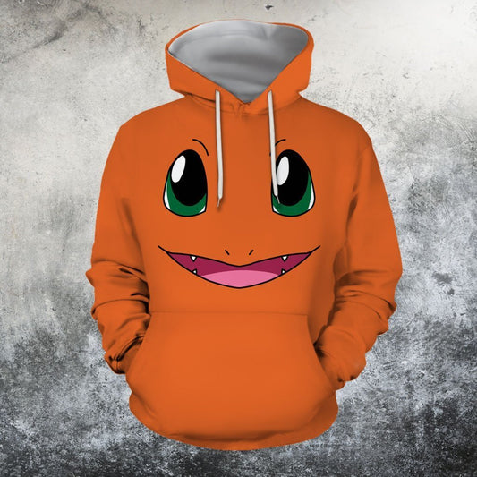 Charmander Hoodie-Apparel-GP Art-Hoodie-S-Vibe Cosy™