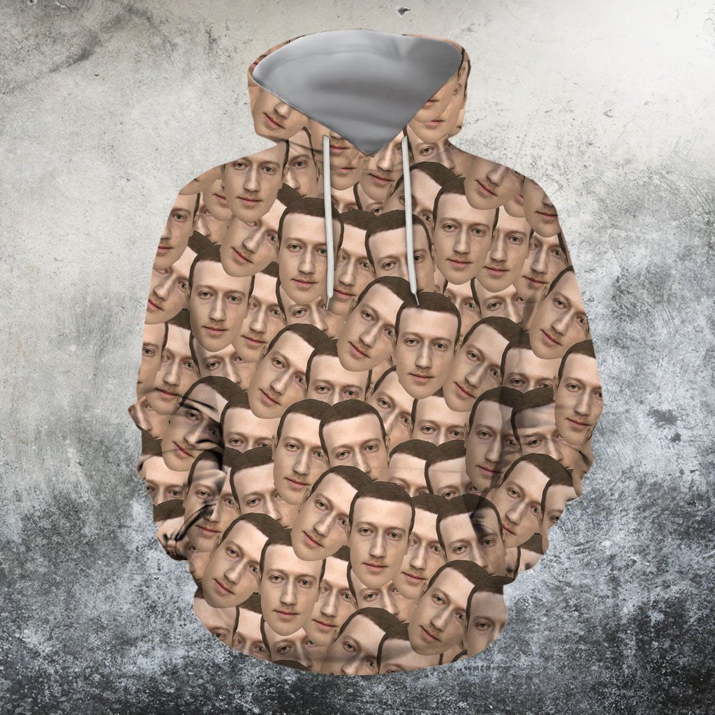 Zuckerberg texture Hoodie-Apparel-GP Art-Hoodie-S-Vibe Cosy™