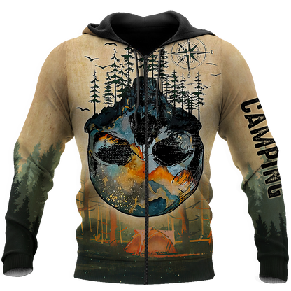 Camping 3D All Over Printed Shirts VP16112005XT