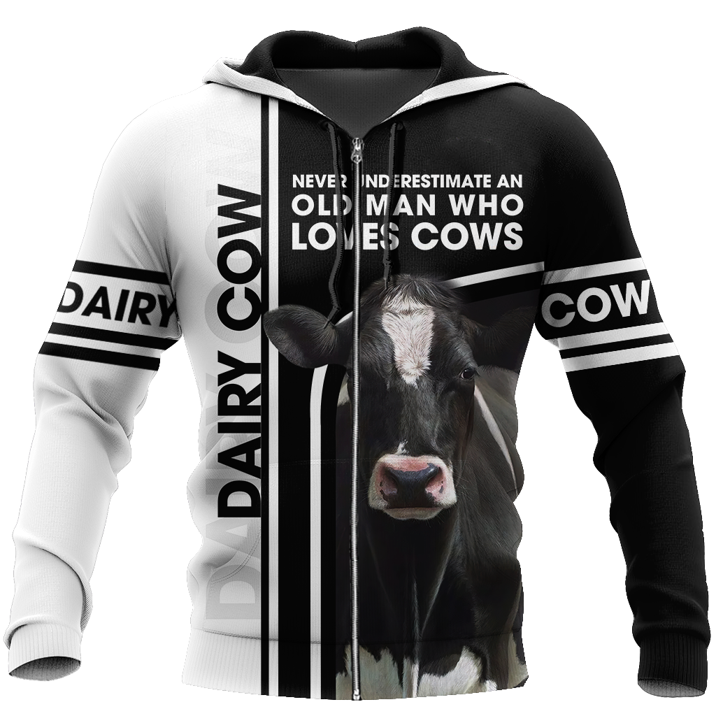 Cow 3d hoodie shirt for men and women DD11182004