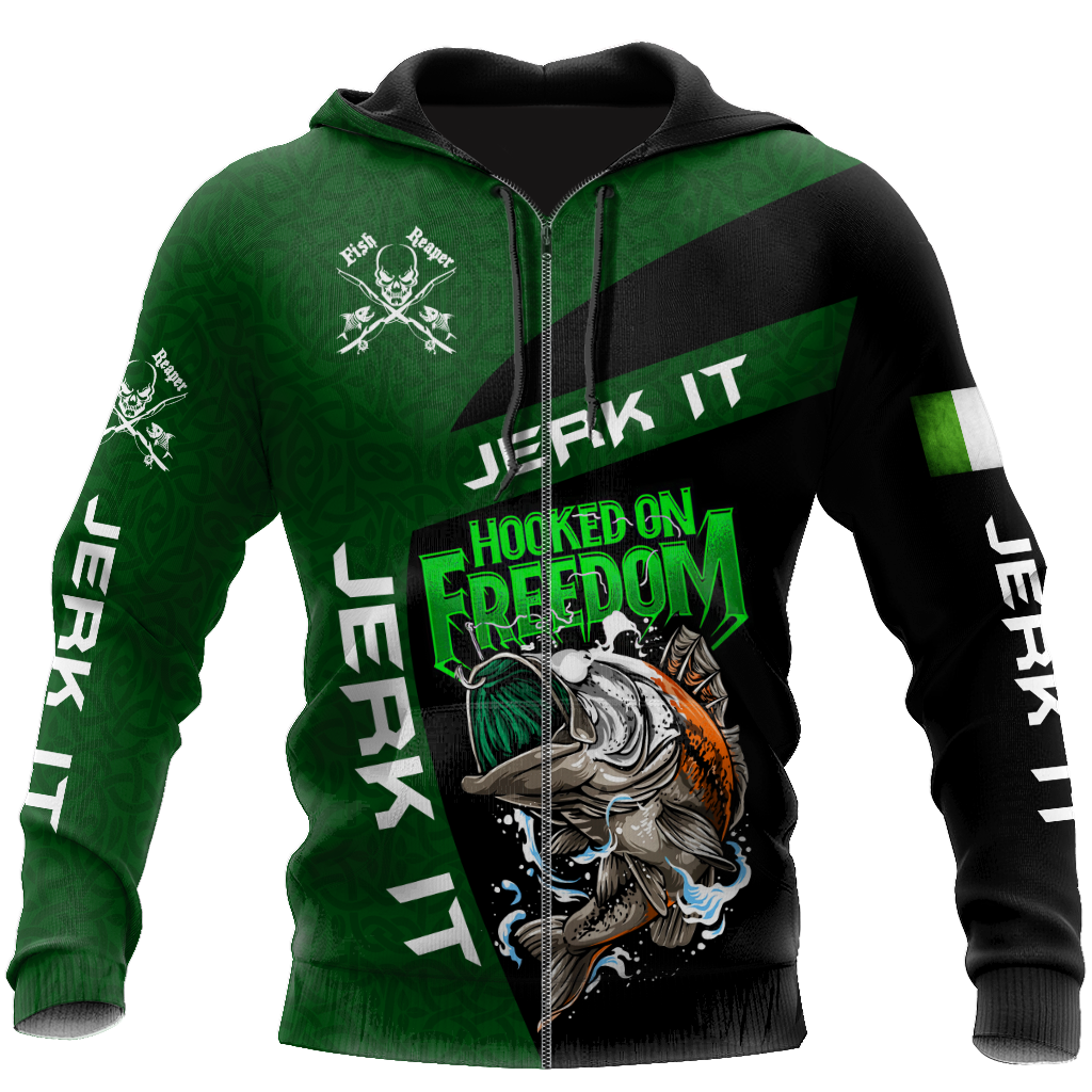 Ireland Fishing St.Patrick day Irish 3D print shirt