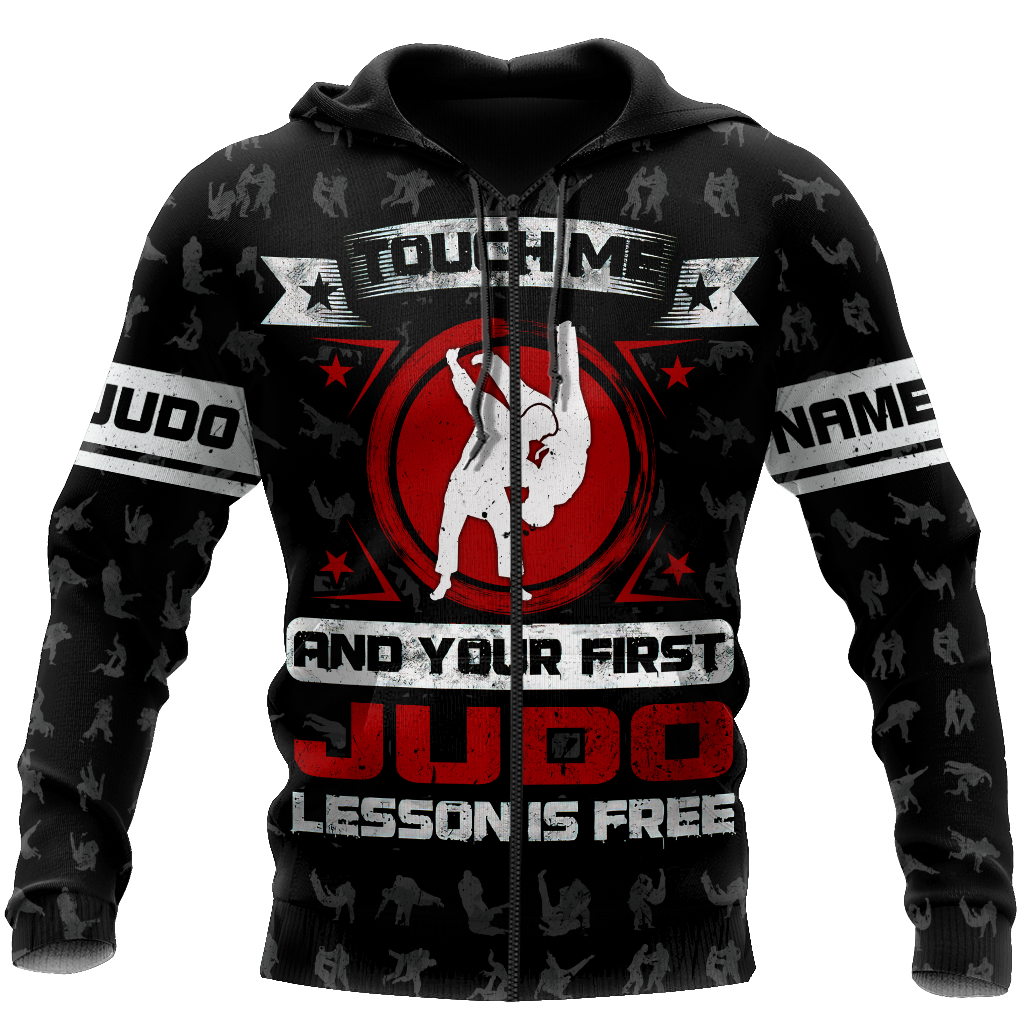 Customize Name Dont Touch Me Judo Hoodie For Men And Women TNA05042103