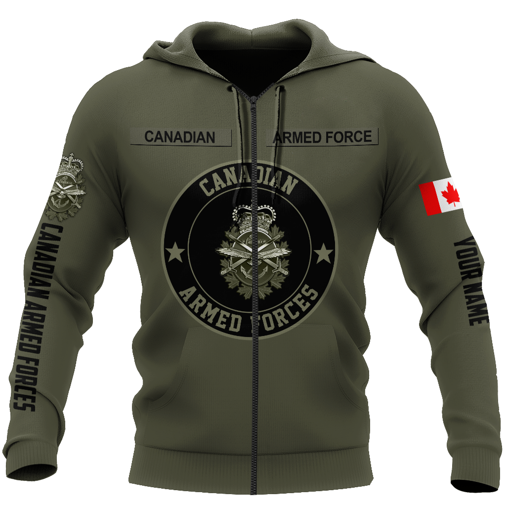Personalized Name XT Canadian ARmed Forces 3D Printed Shirts DA27032102