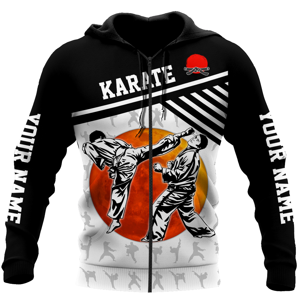 Customize Name Karate Art Hoodie For Men And Women MH08032103