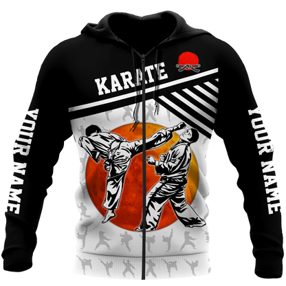 Customize Name Karate Art Hoodie For Men And Women MH08032103