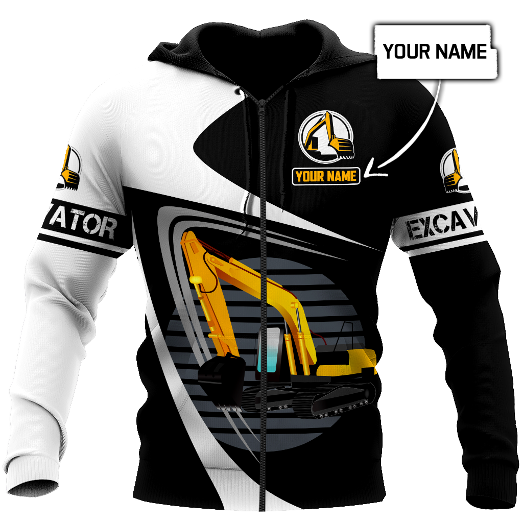 Custom Name XT Excavator 3D Printed shirts