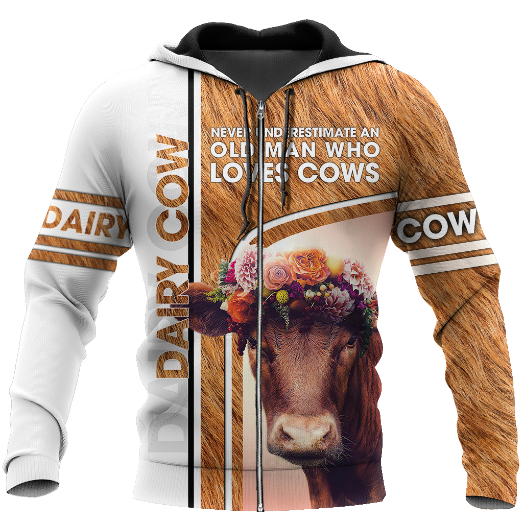 Cow 3d hoodie shirt for men and women DD11182005
