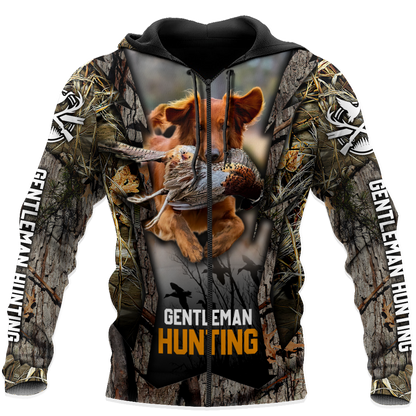 Deer Hunting 3D Over Printed Unisex Deluxe Hoodie ML VP20112005