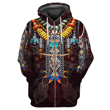 Native American 3D All Over Printed Unisex Shirts