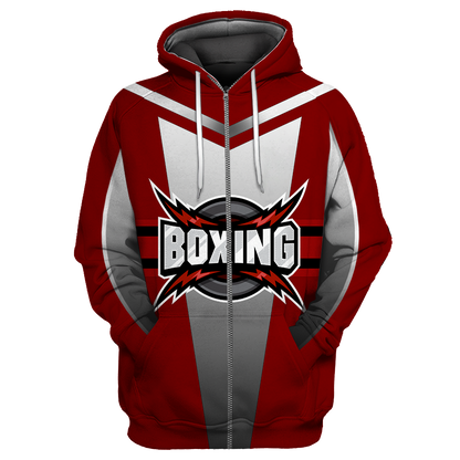 Boxing 3D All Over Printed Unisex Shirts