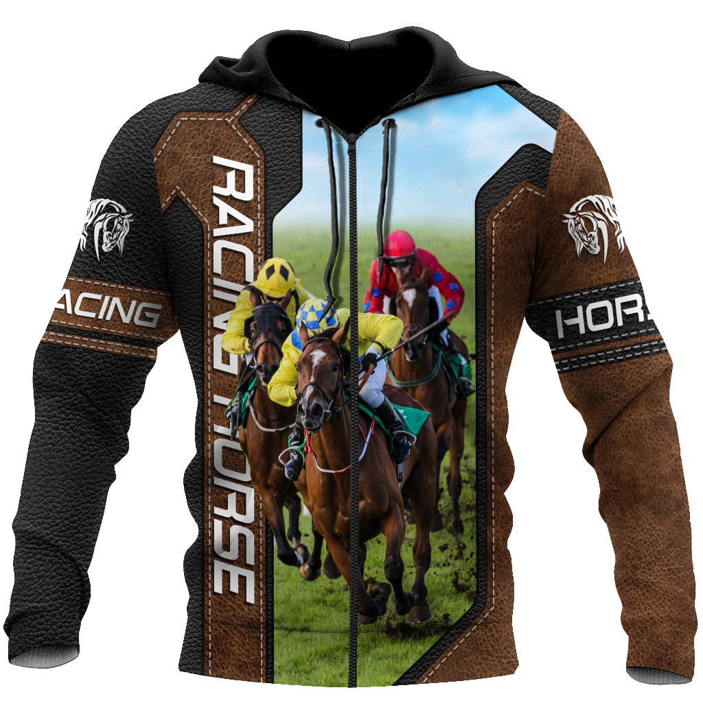 Racing Horse 3D All Over Printed Unisex Shirts