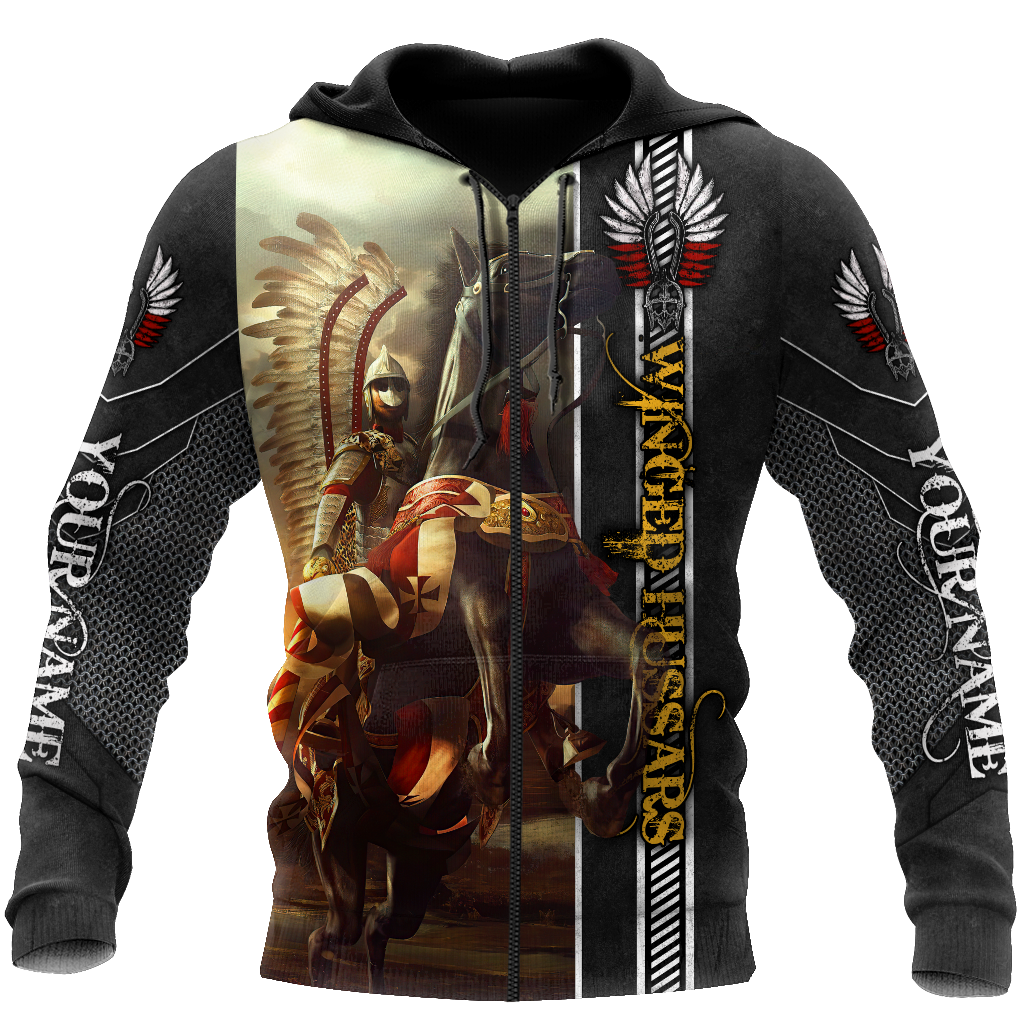 Premium Cavalry Winged Hussars Custom name 3D Printed Shirts
