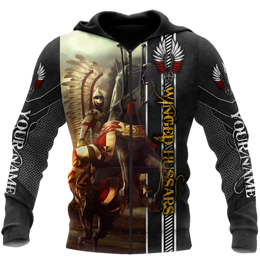 Premium Cavalry Winged Hussars Custom name 3D Printed Shirts