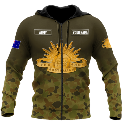Personalized The Australian Army 3D Printed Unisex Shirts TN