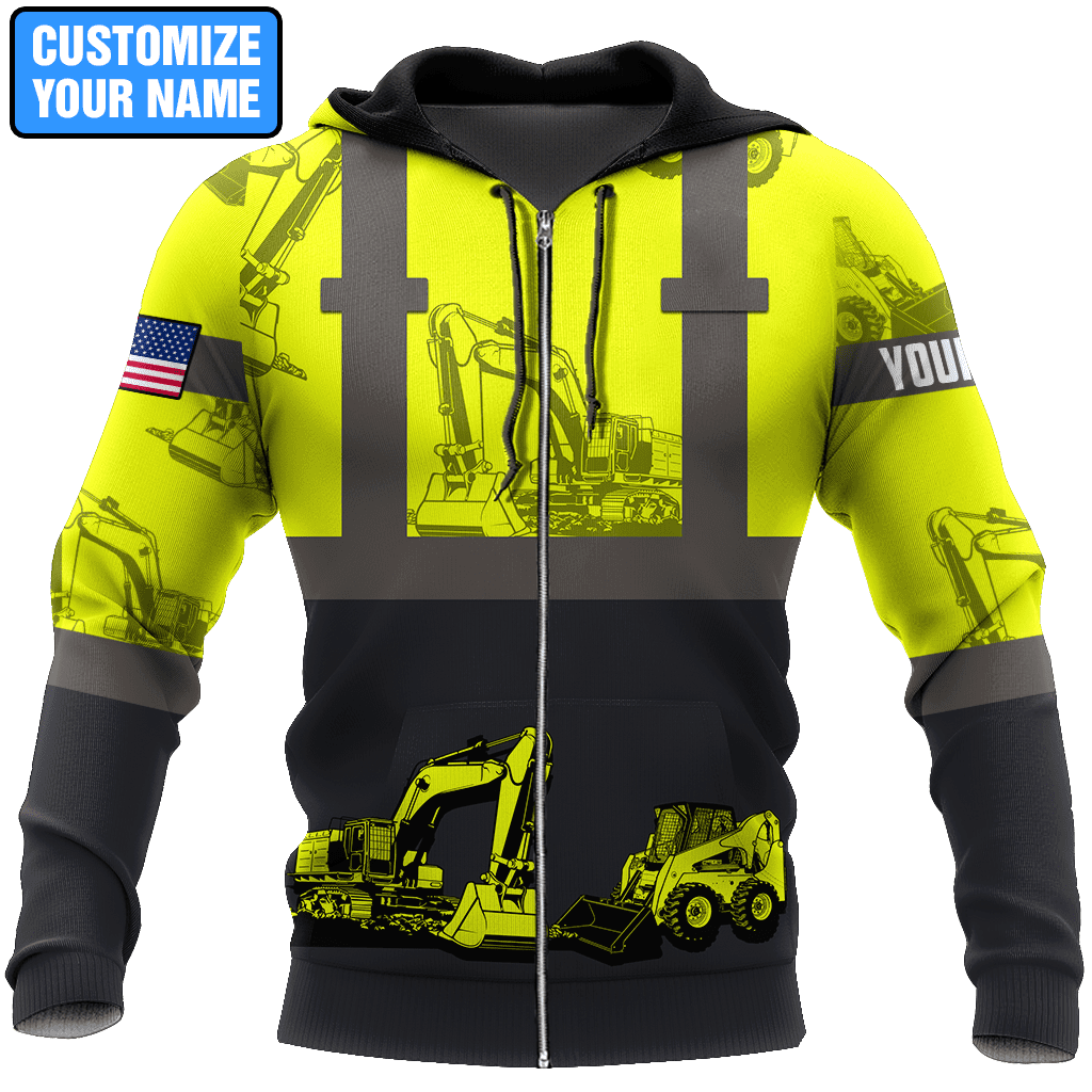 Custom Name XT Excavator 3D Printed Shirts DD27052103
