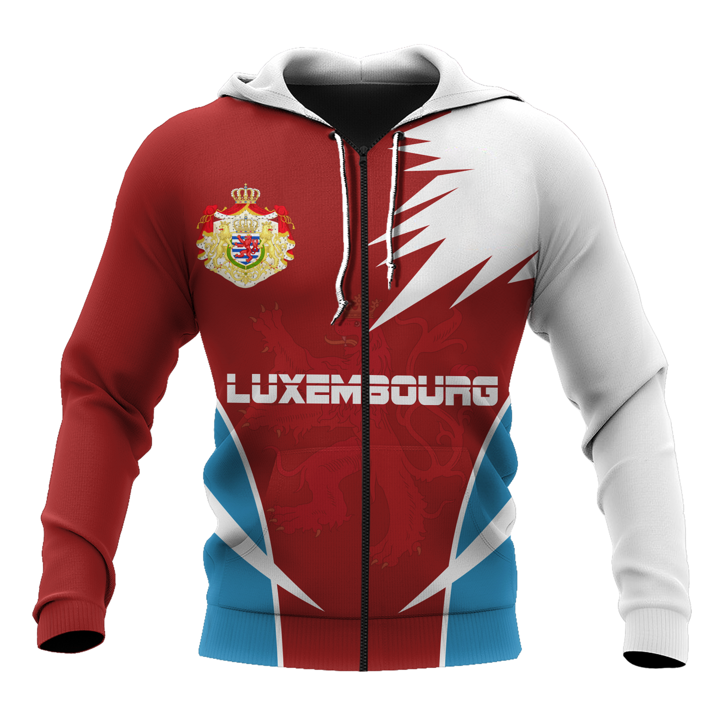 Luxembourg 3D All Over Printed Shirts For Men And Women