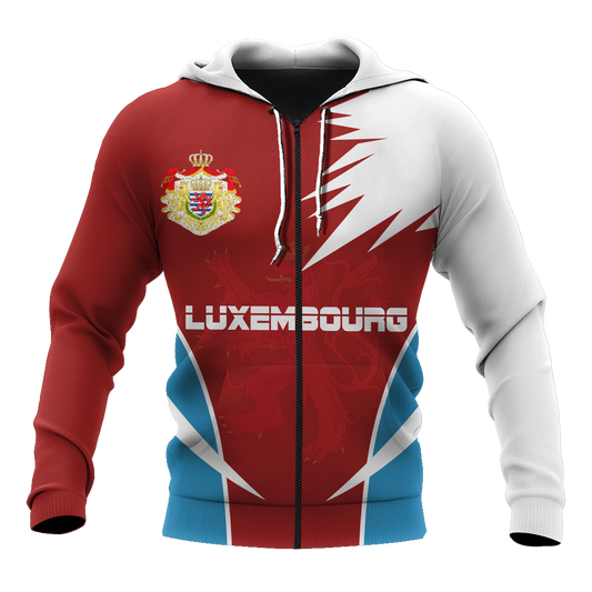 Luxembourg 3D All Over Printed Shirts For Men And Women