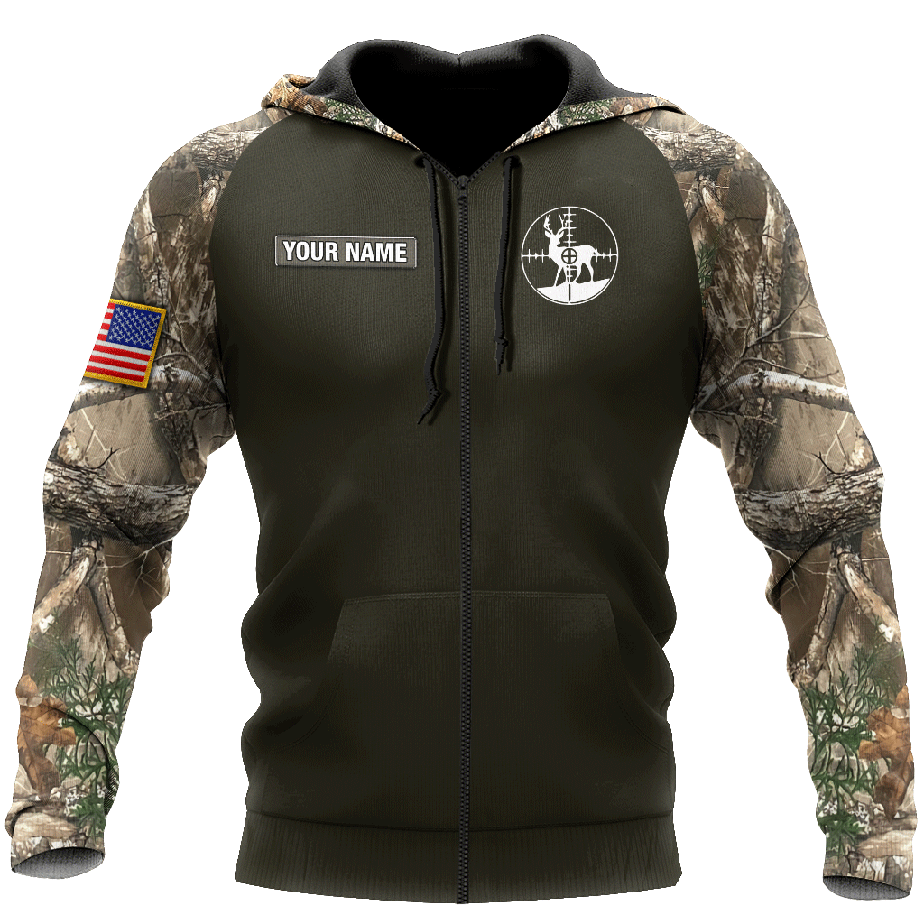 Customized Name Hunting Season 3D All Over Printed Unisex Shirts
