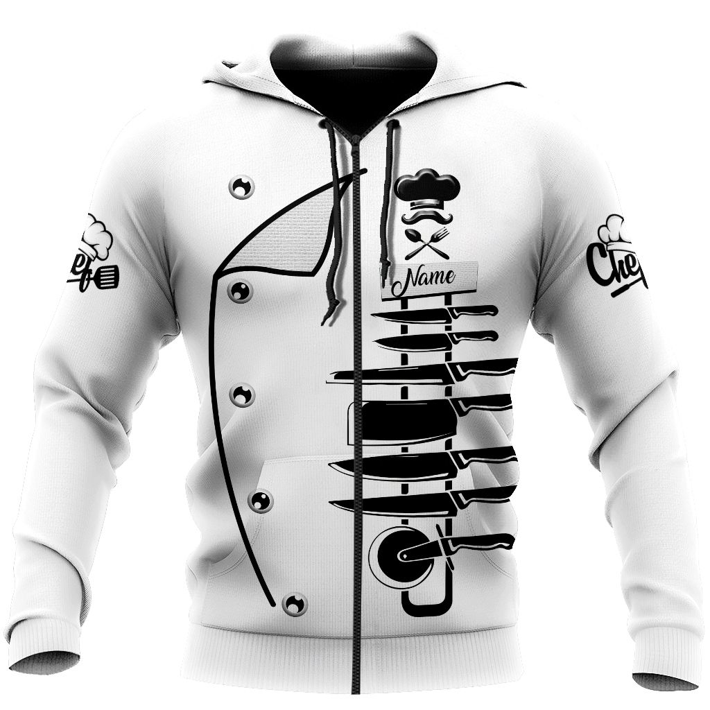 Custom Name Master Chef 3D All Over Printed Unisex Shirts