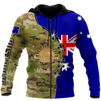 Australian Veteran 3D All Over Printed Shirts NTN10032105