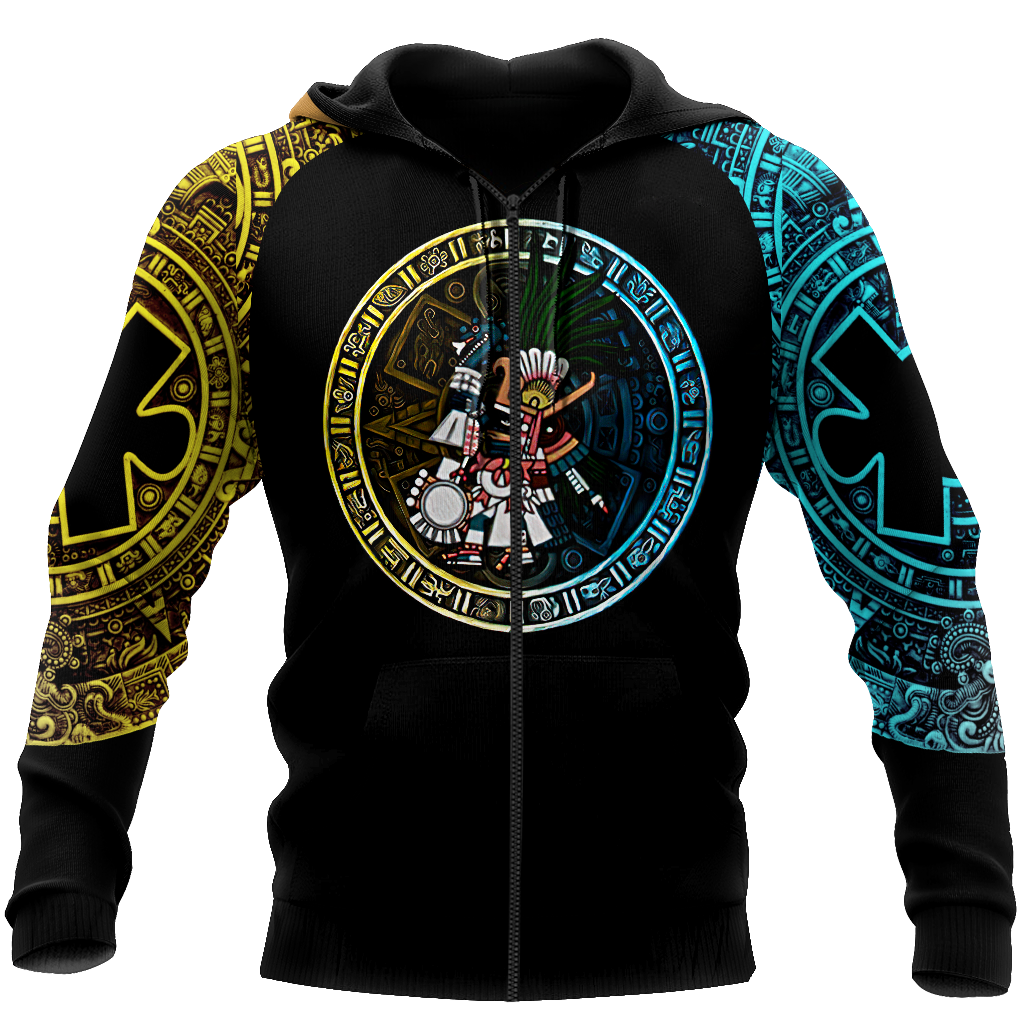 Gods of Mesoamerica - Huitzilopochtli Aztec Mexican 3D All Over Printed Unisex Shirts
