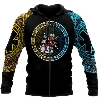 Gods of Mesoamerica - Huitzilopochtli Aztec Mexican 3D All Over Printed Unisex Shirts